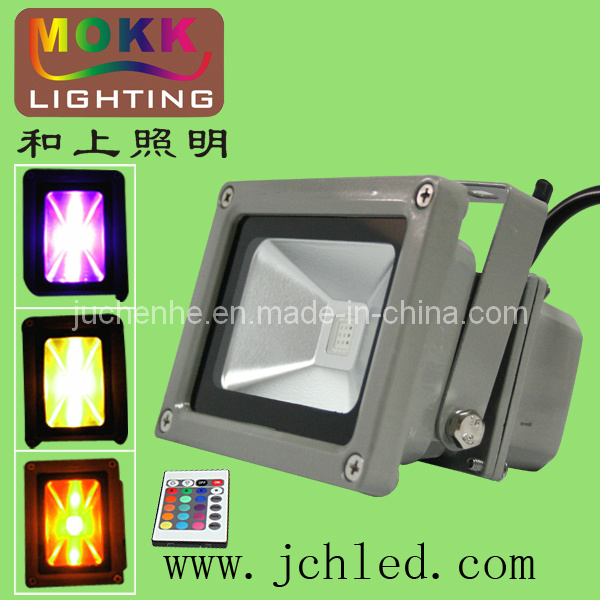 CE RoHS 10W-100W IP65 Full Color RGB LED Flood Light