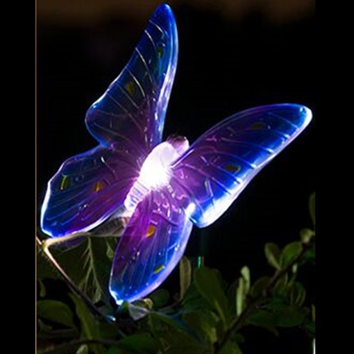 LED Solar Butterfly Stick Light for Garden Decoration