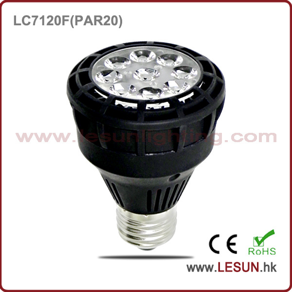 Black E27 PAR20 25W LED Spotlight LC7120f