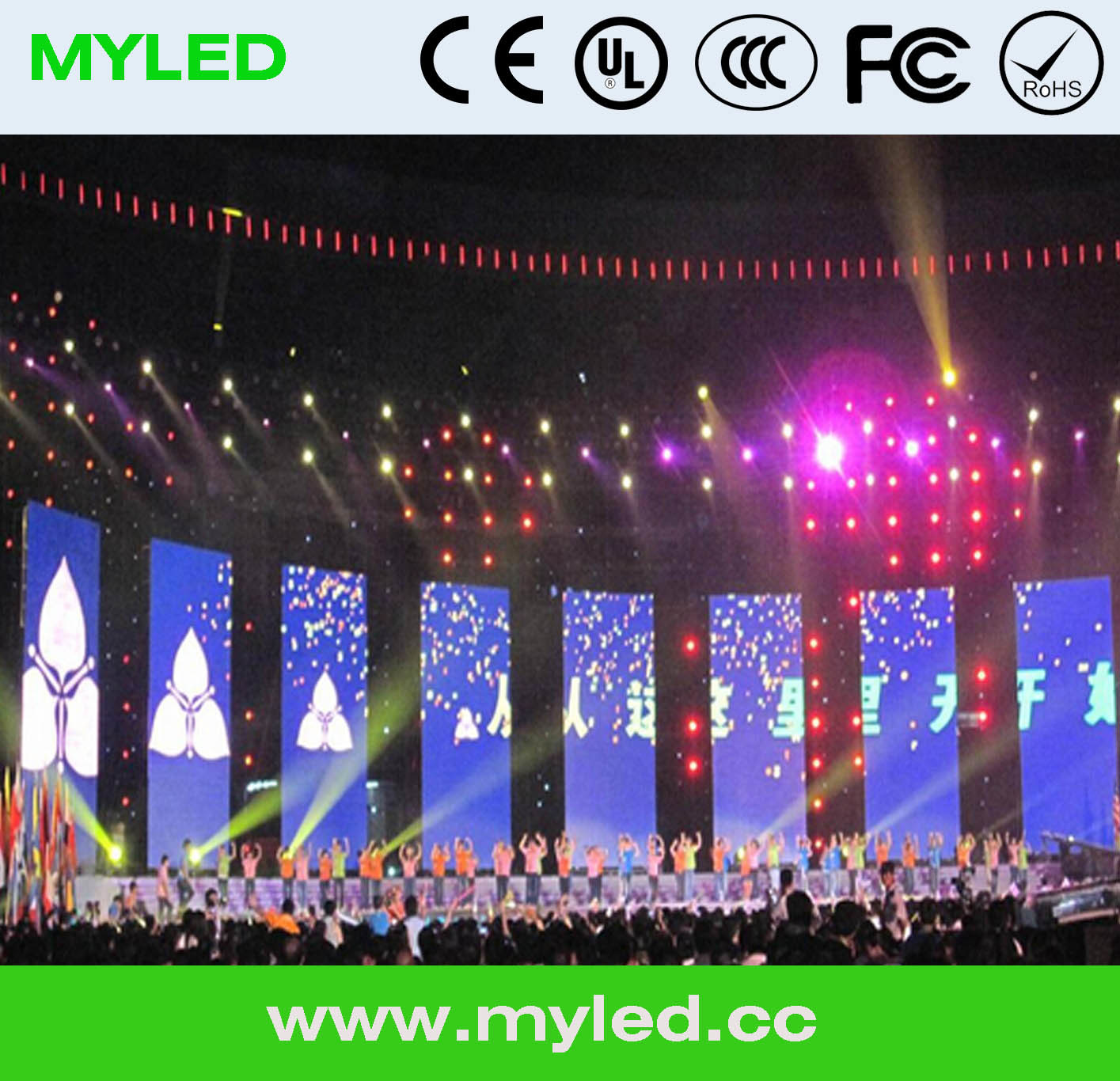 Indoor Full Color LED Display (LED SOLUTION P4.81 Slim LED Display)