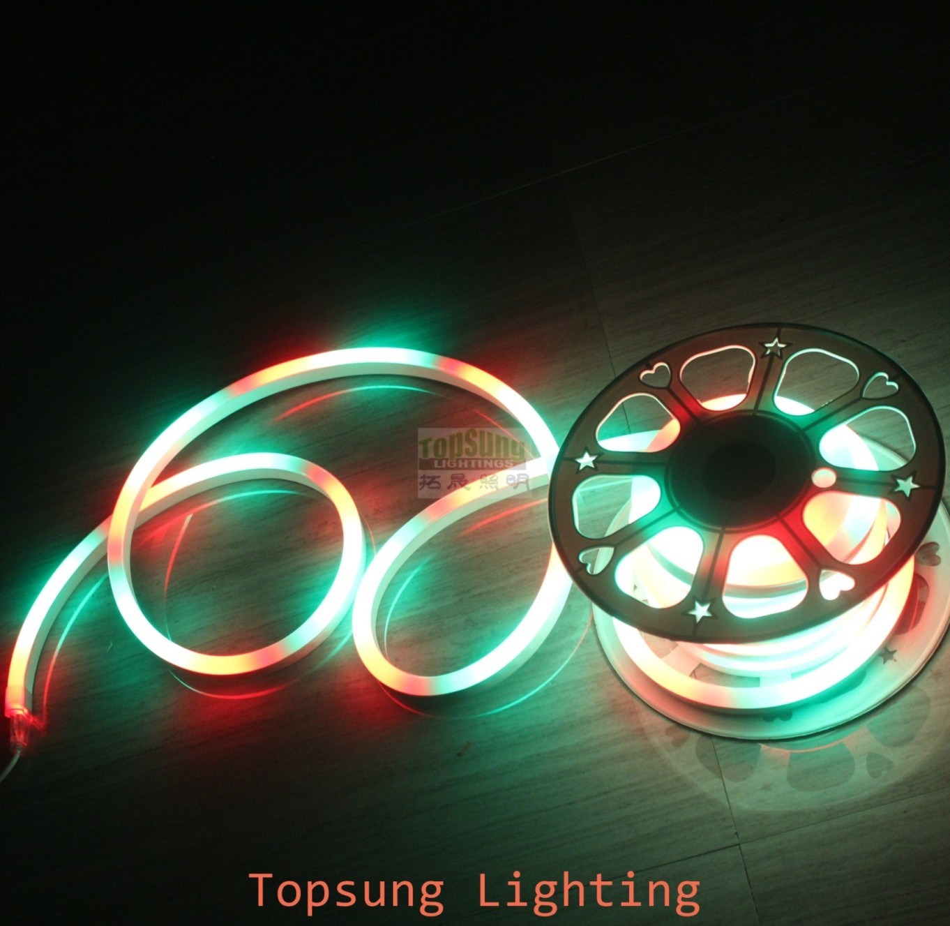 Chasing RGB 14*26mm LED Neon Light Strips for Christmas