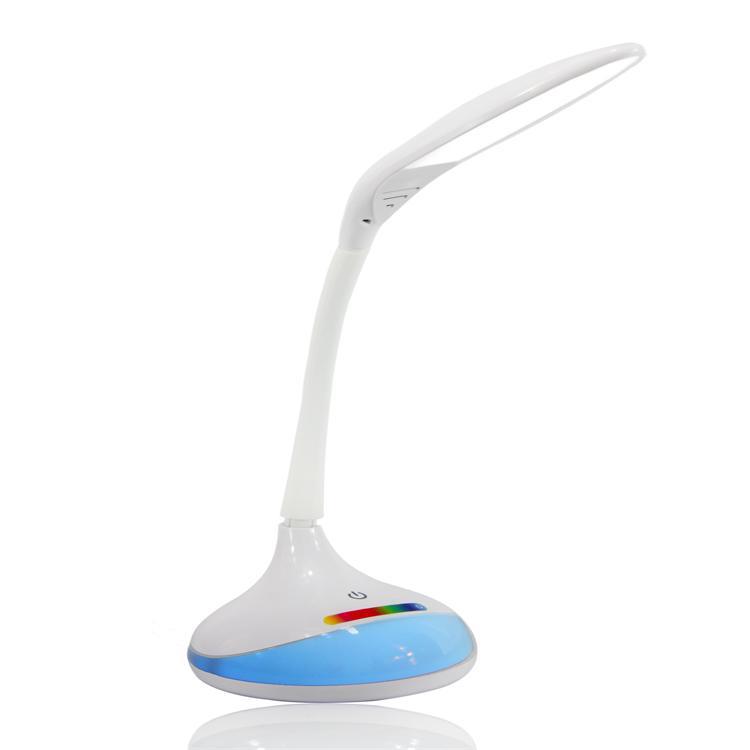USB Port Magic Seven-Color Change LED Table Lamp with 3 Grades Dimmable