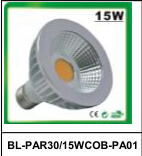 15W Non-Dimmable PAR30 COB LED Spotlight