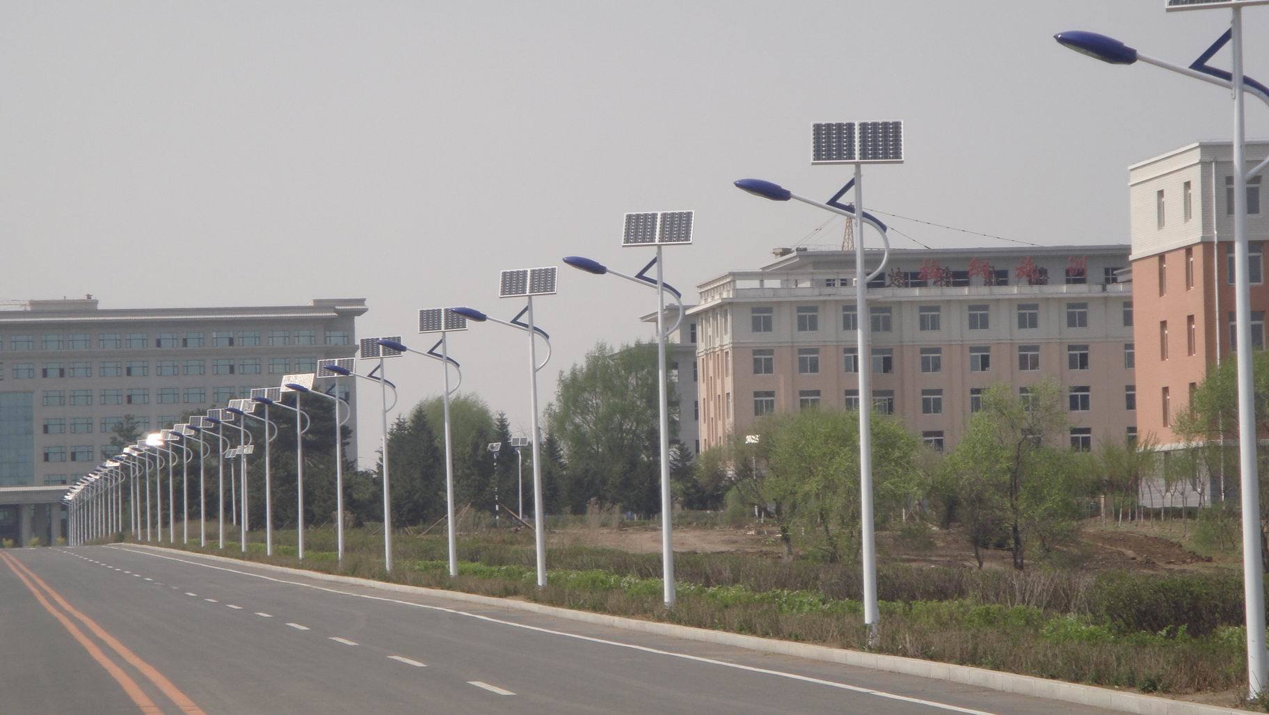 Solar LED Streetlights with High Efficiency Solar Panels