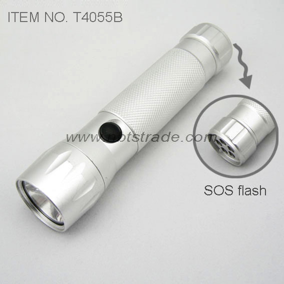 1W LED Flashlight with Sos Flash (T4055B)