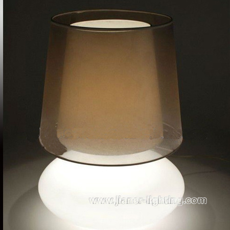 Popular Contemporary Home Glass Table Lamp, Decorative Desk Light Lamp