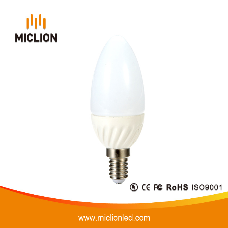 3W E27 E26 E14 LED Candle Lamp with CE