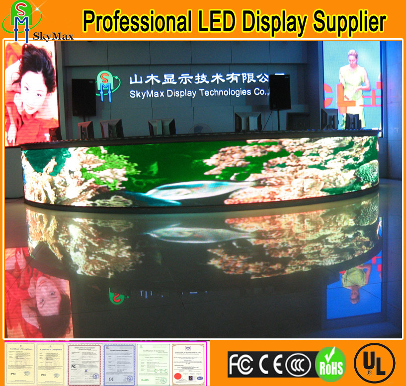 Indoor Curve Banner Style LED Banner Display