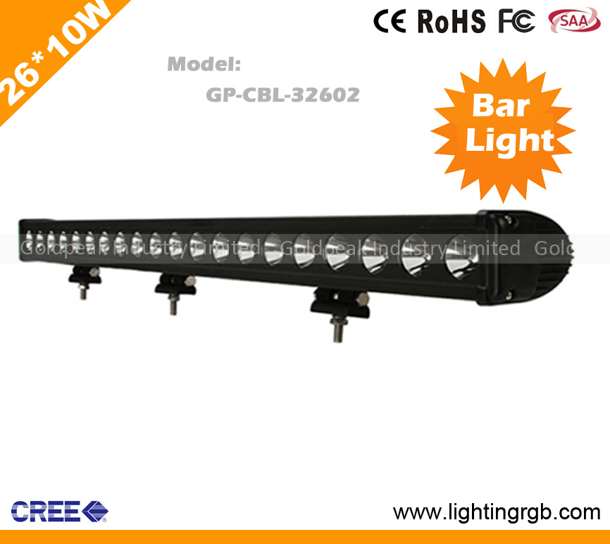 26*10W CREE IP67 LED Bar Light/ LED Work Light/ LED Car Light
