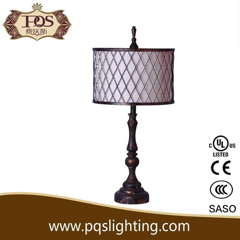 Double Lamp Shade Indoor Lighting Classical Table Lamp