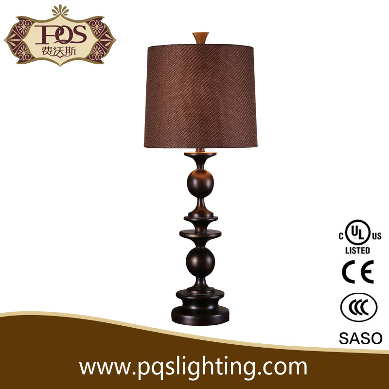 Black Antique Hotel Table Lamp for Decoration