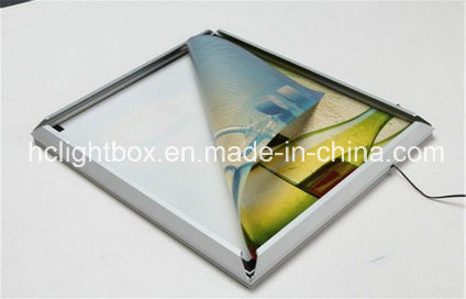 Advertising Material LED Snap Open Ultra Thin Light Box with Aluminum Frame