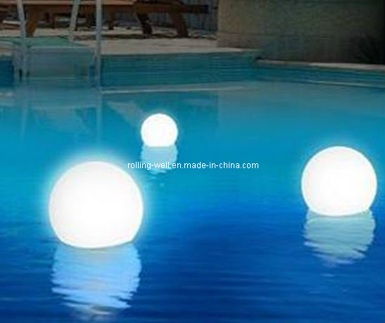 20cm Waterproof Floating LED Light Ball/Colorful LED Ball Light with Rechargeable Battery LED Garden Ball
