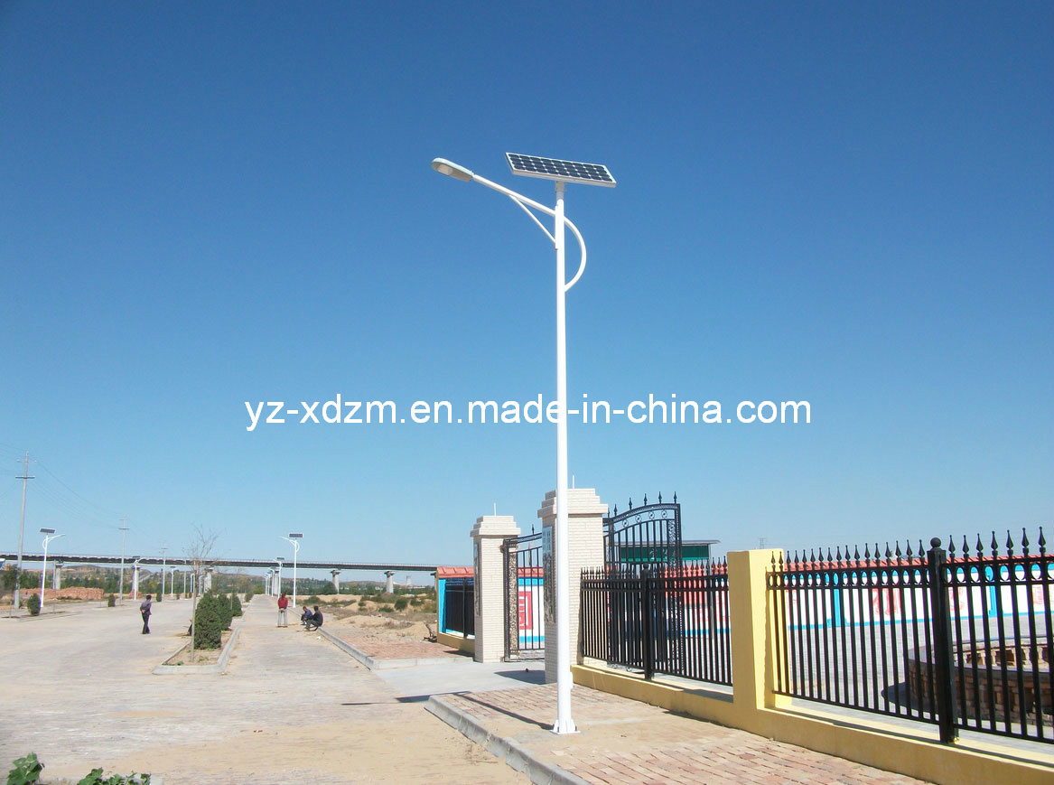 6m Q235 Steel Structure Solar LED Lighting for Construction Project