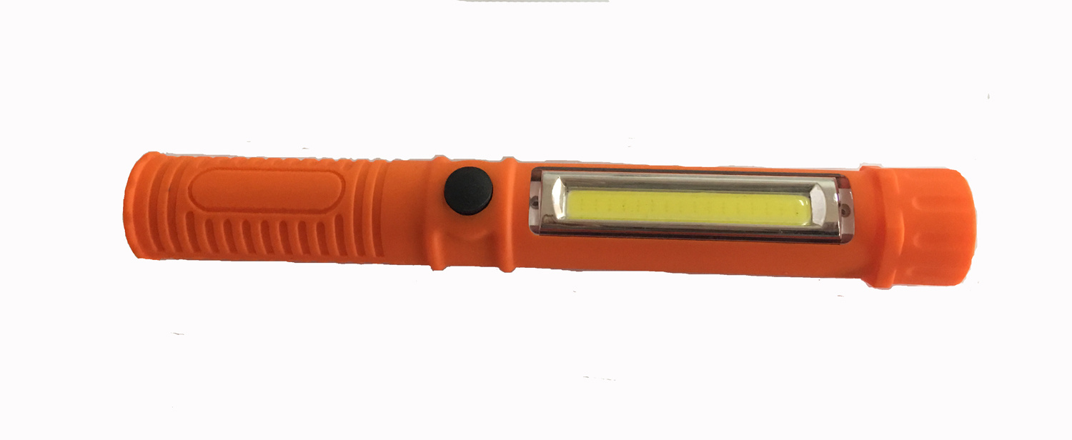Portable Aluminum Work Light/LED Flashlight with Magnet and Pocket Clip (ETE7132L)