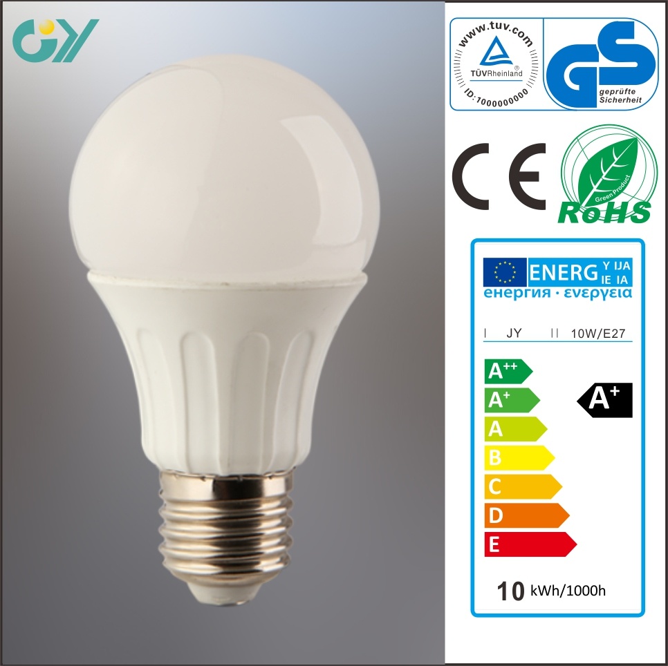 High Efficiency 6W 8W 10W A60 LED Light Bulb