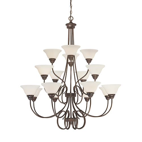 Hot Sale Chandelier with Glass Shade (1366RBZ)