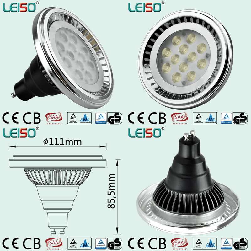 GS CE RoHS 12W LED AR111 Bulb/Spotlight