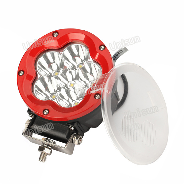 6X10W 60W off Road LED Driving Light, 12V LED 4X4 Auxiliary Driving Lamp, Work Lamp, Spot Light