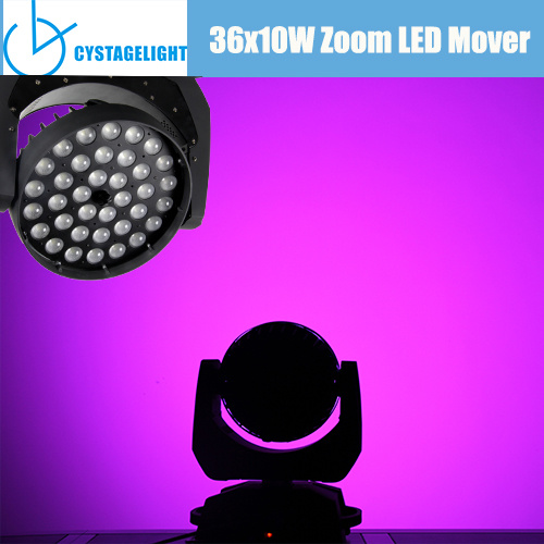36*10W Zoom Wash Moving Head LED Stage Light