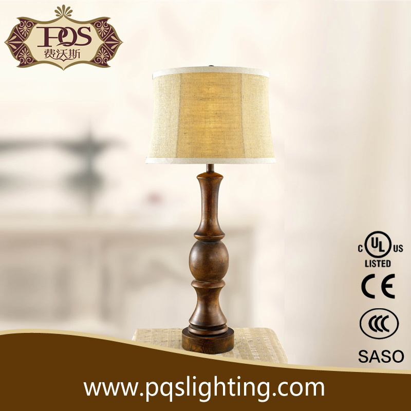 Brown Resin Classical Home Lighting Decorative Table Lamp (P0121TC)
