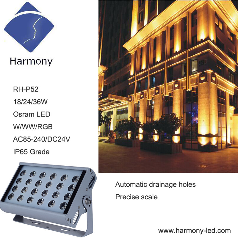 Waterproof Square 24W Wall Washer LED Light
