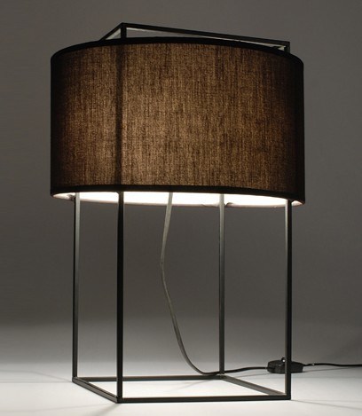 Contemporary Black Project Table Lamp, Hotel Desk Light Lamp