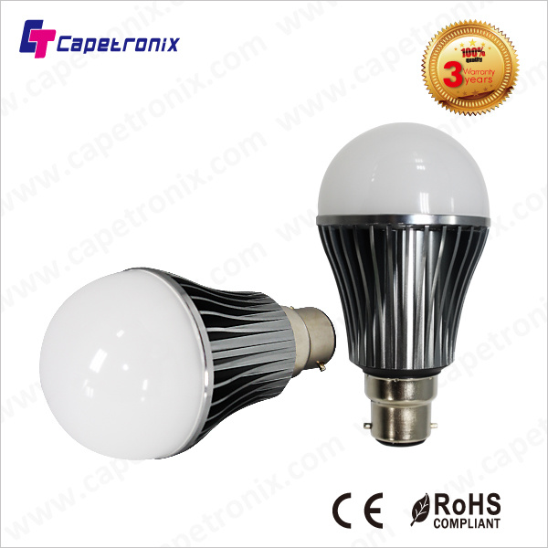 High Quality Cool White B22 8W LED Light Bulb