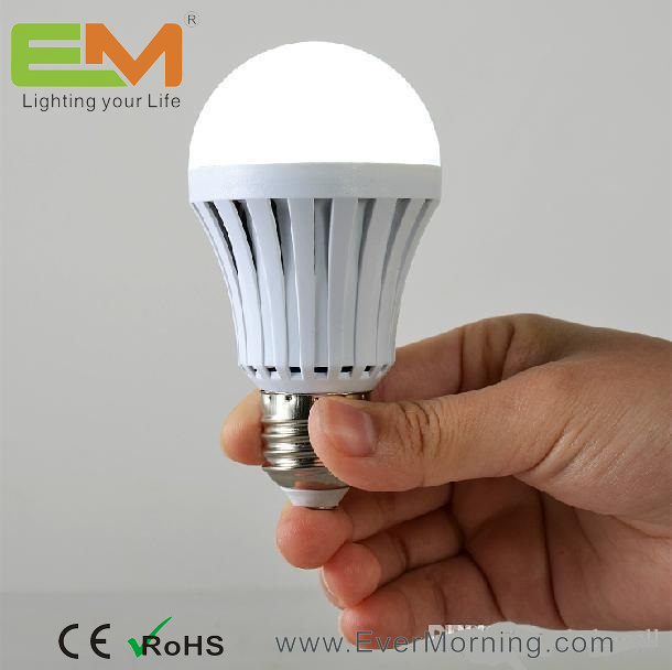 7W E27 B22 Rechargeable Emergency LED Light Bulb