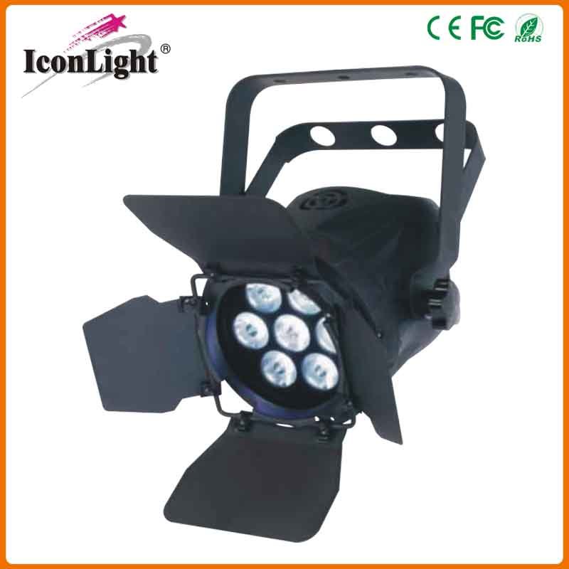 RGB 3in1 LED PAR Light for Show with Baffle (ICON-A012-7*3W)