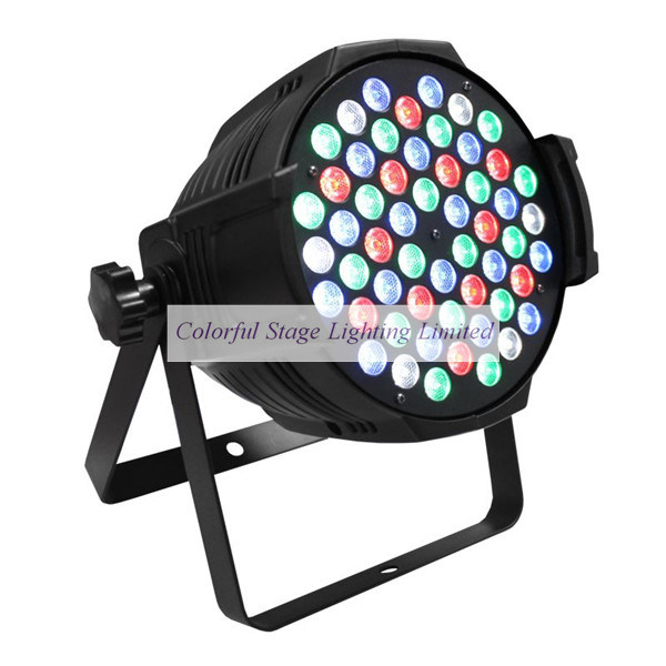 Colorful Stage Equipment 54*3W RGBW LED PAR Can