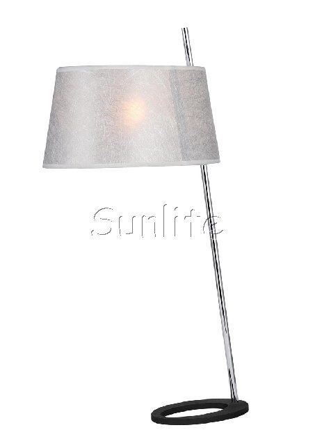Modern White Plastic Shade Table Lamp (TB-5335-WH)