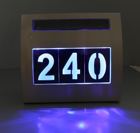 Fq-522-3 LED Solar Light for House Numbers Solar Address Numbers Light