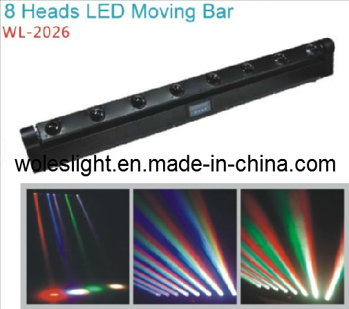 8 Heads LED Moving Bar Light