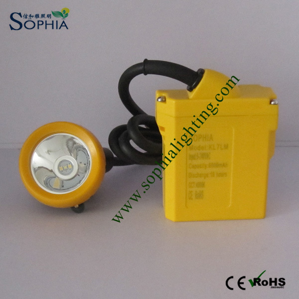 New 5W LED Headlamp, Head Lamp with 6600mAh Lithium Battery