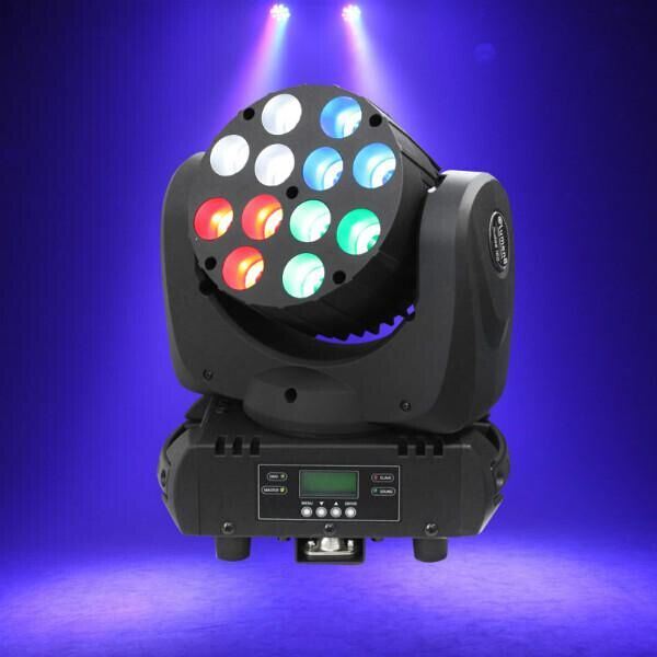 12PCS*10W RGBW 4in1 LED Moving Head Beam Light for DJ Stage Lighting with CE RoHS