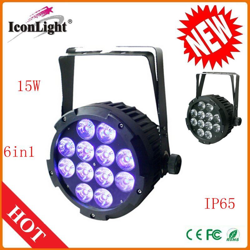 Outdoor Light IP65 2016 New LED PAR 12*15W 6in1 (ICON-A070-RGBWYP)
