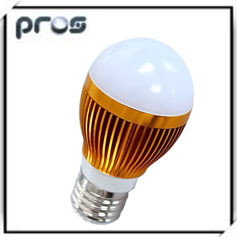 Aluminium 3W LED Globe Light Bulbs