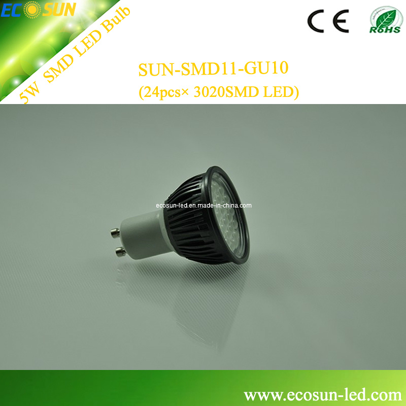 5W GU10 SMD LED Cup Bulb (SUN-SMD11-GU10)