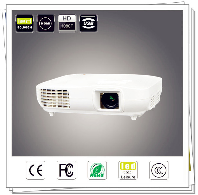 2500 Lumens 3 LCD 3 LED Multimedia Projectorfor Brazil Football Cup
