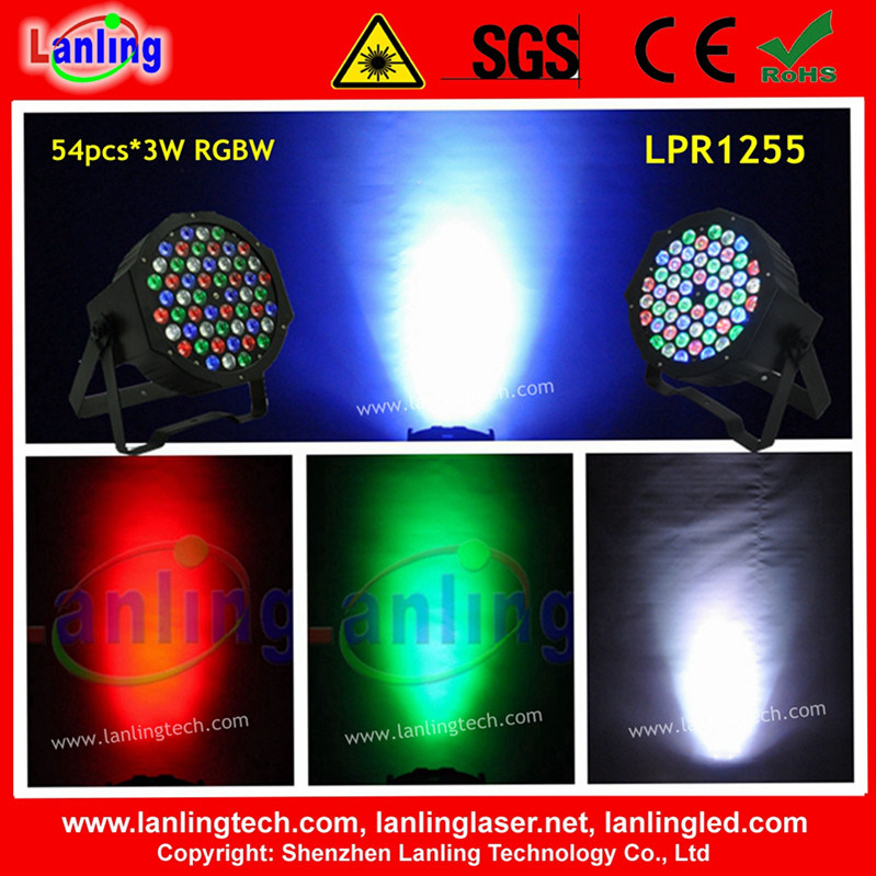 54PCS*3W RGBW Plastic Indoor Background LED PAR