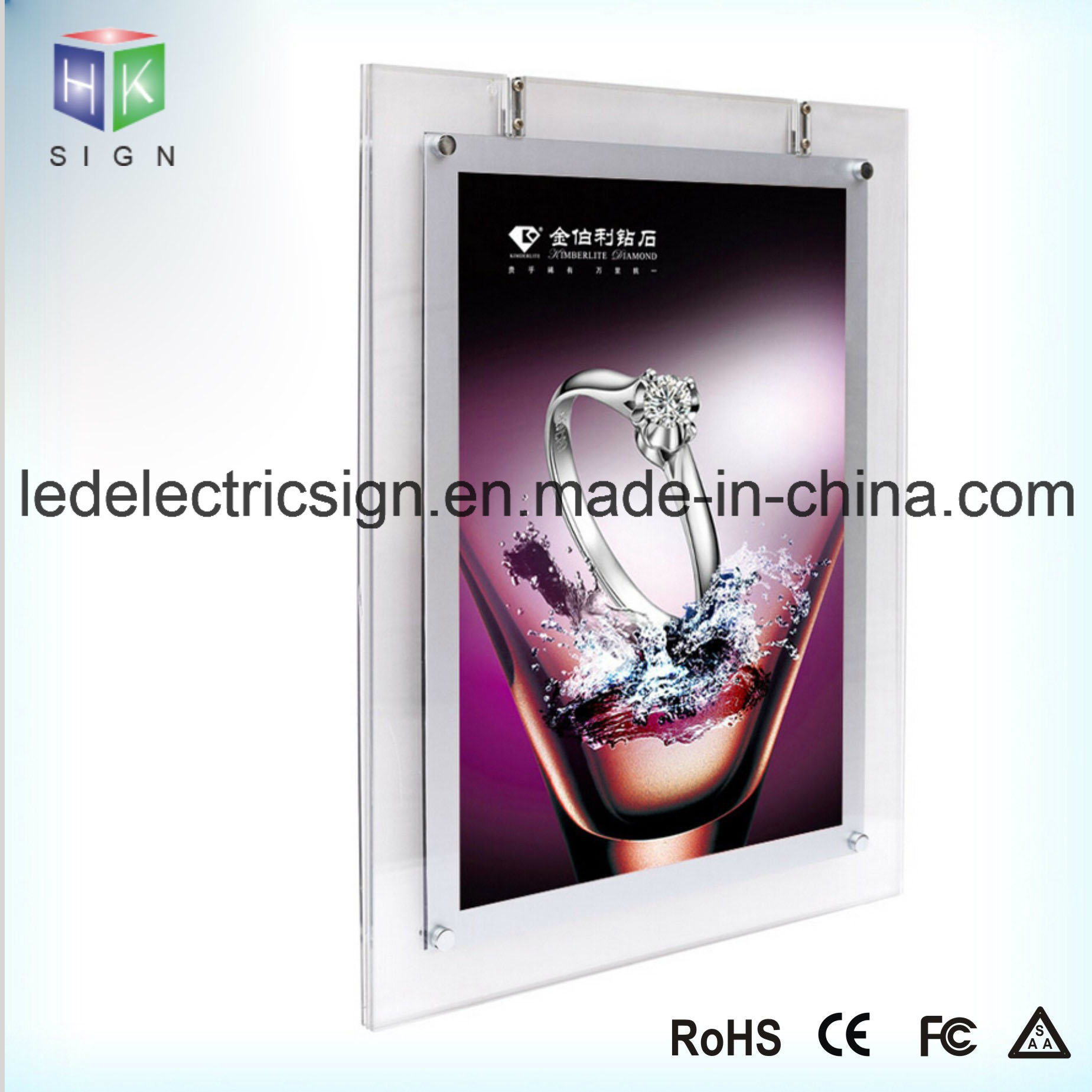 Advertising Display LED Crystal Light Box