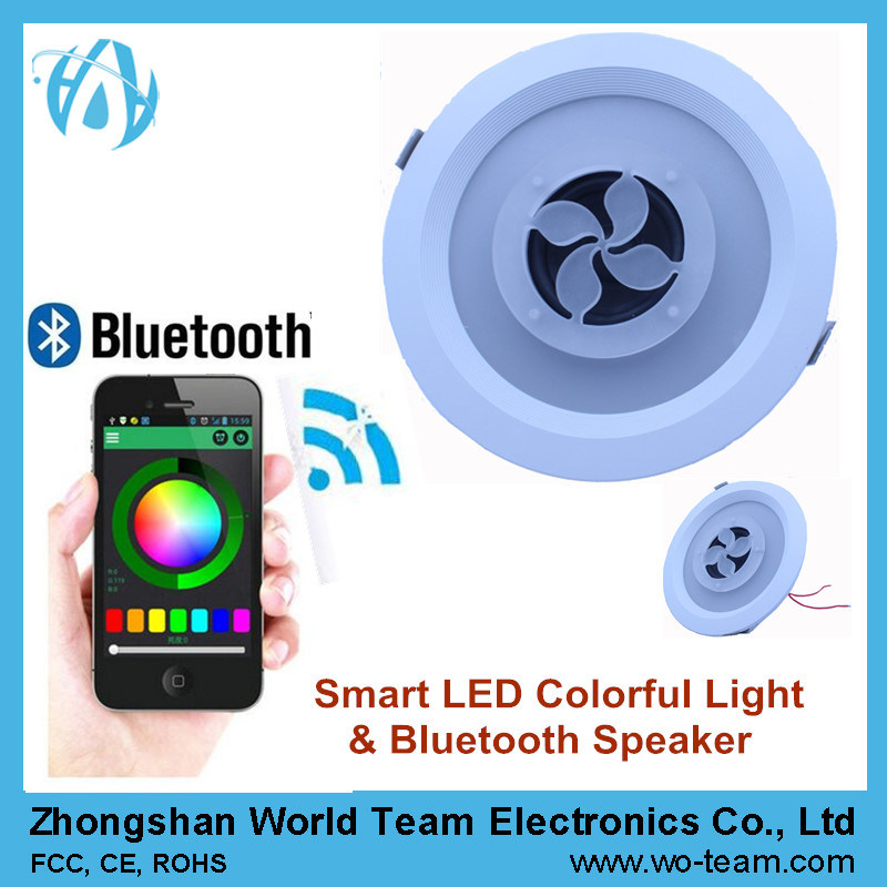 Modern LED Spotlight with Bluetooth Speaker for Green House