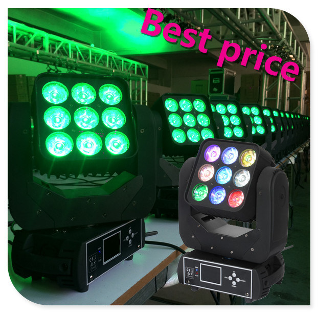 New 9X12W 4in1 Disco LED Beam Moving Head Light