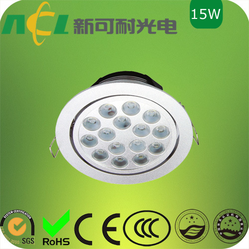 15W LED Ceiling Light / Recessed LED Ceiling Light