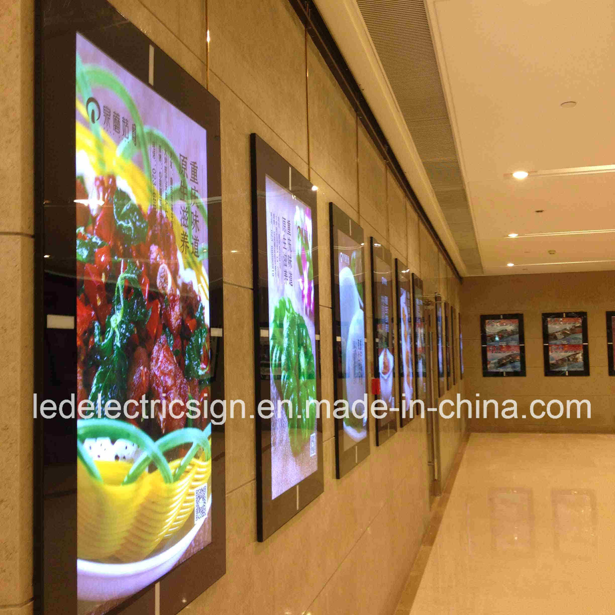 Ultra-Thin LED Light Box for Advertising Display