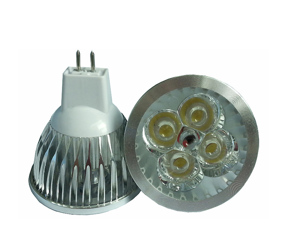 12V 4W MR16 LED Bulbs - 6000k Daylight LED Spotlights