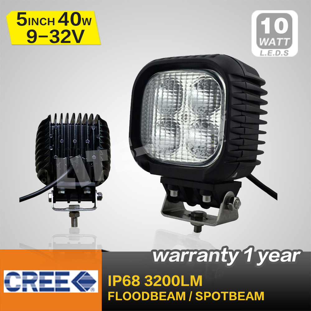 40W CREE LED Vehicle Mining SUV Truck Work Light