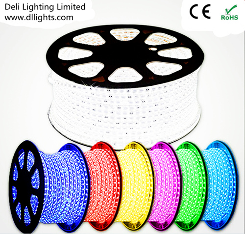 AC110V Waterproof LED Flexible Strip Light with 60PCS SMD5050