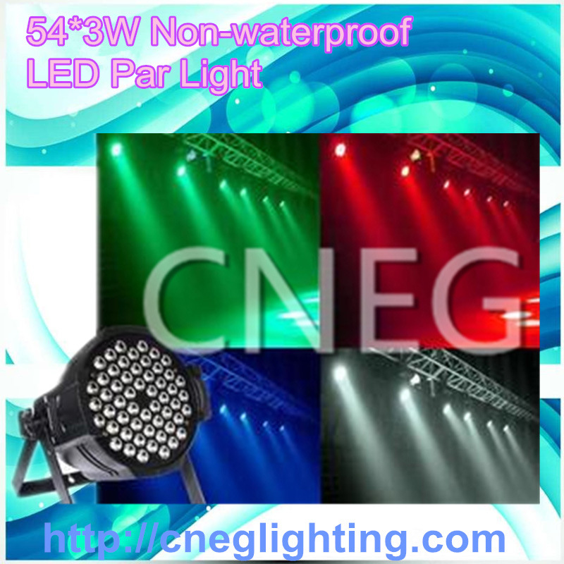 54*3W RGBW Non-Waterproof LED PAR Light